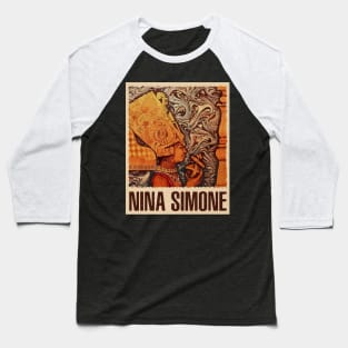 Nina Simone Unplugged Intimate Acoustic Moments Baseball T-Shirt